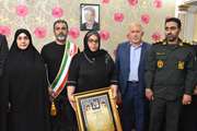 دیدار با خانواده شهید والامقام «مهدی کمالیان» از شهدای جنگ رمضان در خرم آباد 