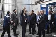 بازدید مهندس اوحدی، مشاوره رئیس جمهور در امور ایثارگران از شرکت صنایع غذایی و آشامیدنی مینو زاگرس خرم‌آباد