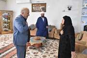 دیدار مدیرکل بنیاد شهید و امور ایثارگران لرستان با خانواده جمعی از شهدای رومشکان 