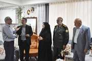 دیدار مدیرکل بنیاد شهید و امور ایثارگران لرستان با جمعی از آزادگان و جانبازان سرافراز خرم‌آباد
