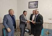 دیدار مدیرکل بنیاد شهید و امور ایثارگران استان لرستان با جانباز سرافراز «محمد محمودی» 