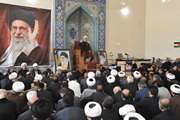 آیین عزاداری و وداع با آقای شهید ایران در حوزه علمیه کمالیه خرم‌آباد