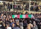 تشییع پیکر شهید مدافع وطن«حاج محمد بختیاری» در خرم آباد   