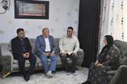 دیدار مدیرکل بنیاد شهید و امور ایثارگران لرستان با خانواده شهید والامقام«صید محمد ابراهیمیان»
